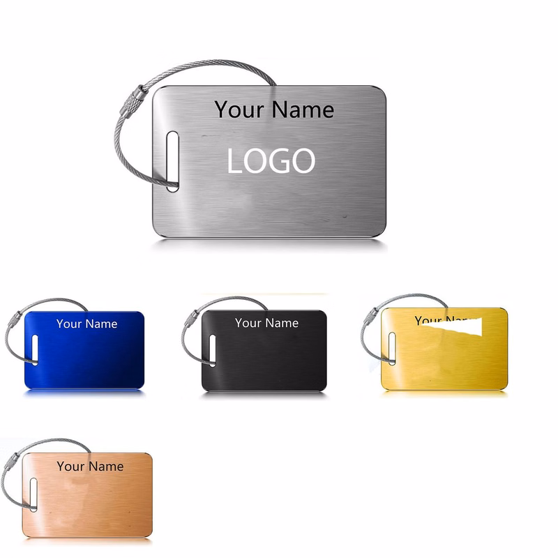 Personalized Aluminum Travel Tags