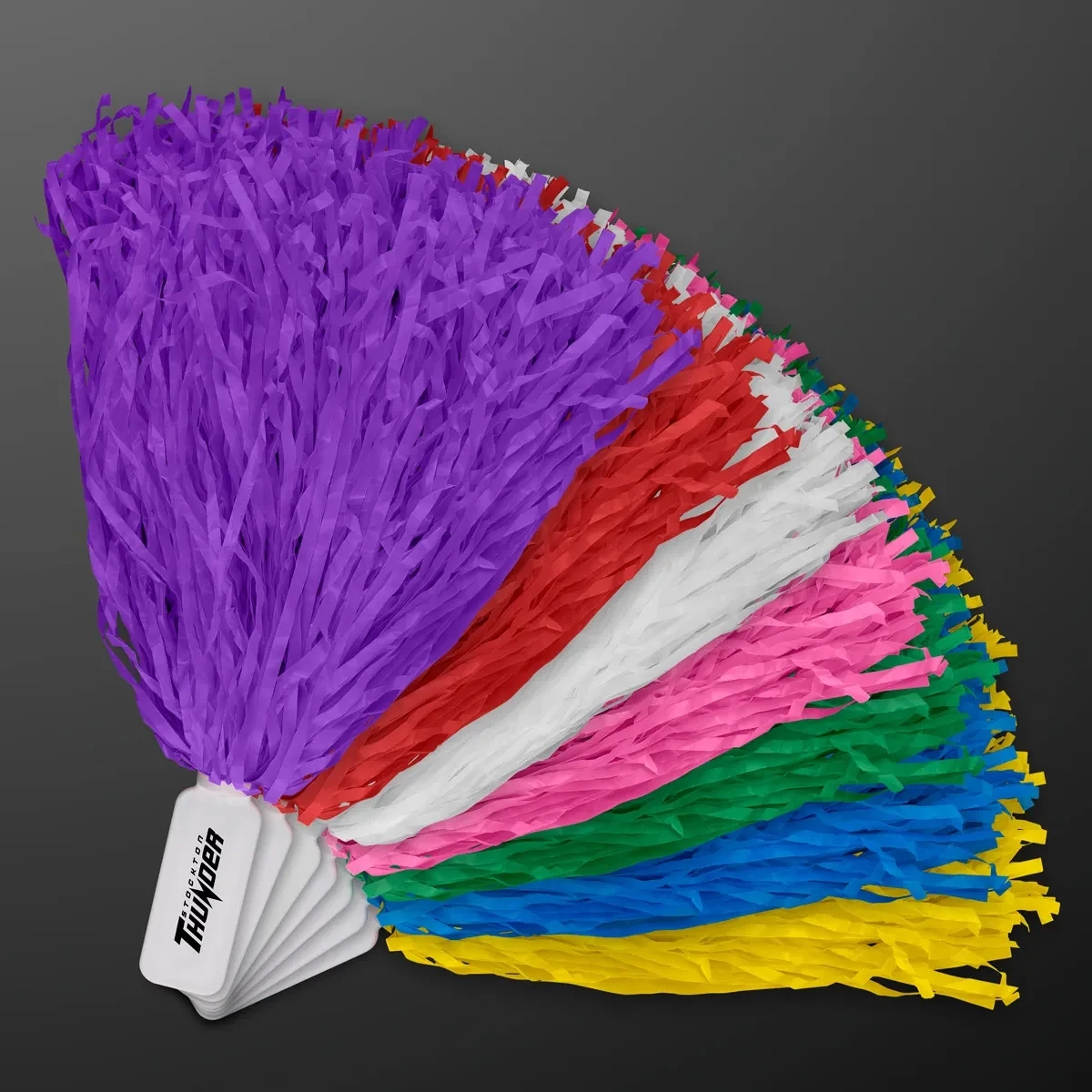 Economy Non-Light Up Pom-Poms 1