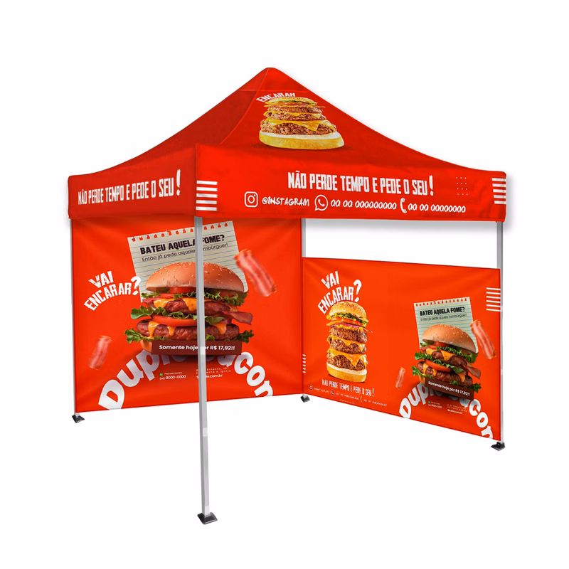 10'x10' Tent Canopy w frame and one half and one full wall