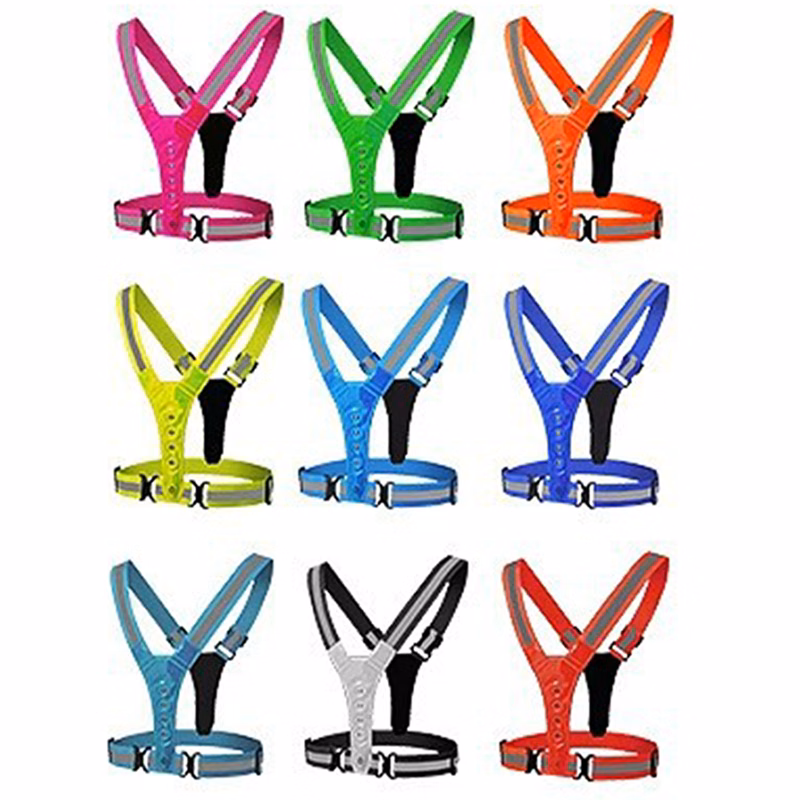 V-Type Reflective LED Light Safety Vest