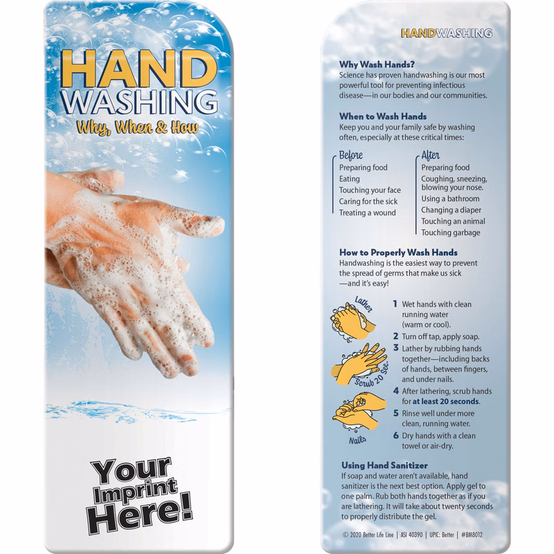 Bookmark - Handwashing: Why, When & How