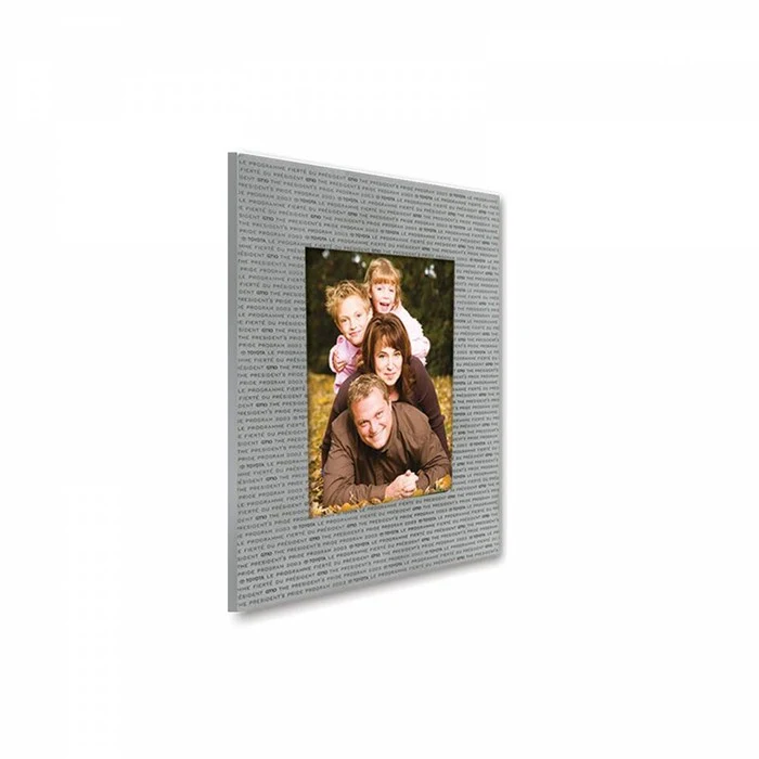 2D Custom Photo Frame with Custom Emblem (3.5 x 5 in Photo) 1