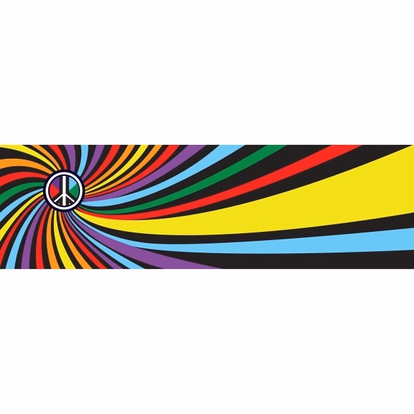 Swirl Window Decals 3" x 10"