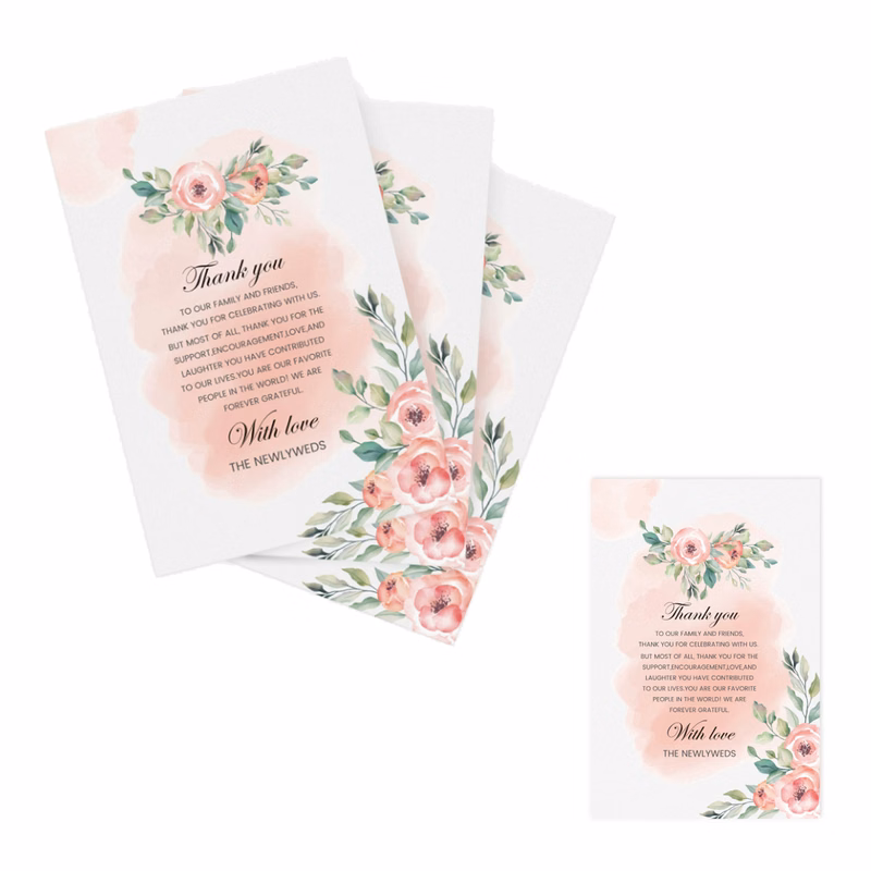 3.94"X5.91" Wedding Invitations Cards