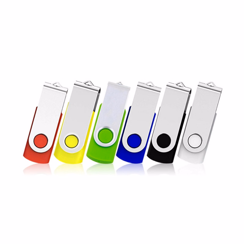 MOQ50 8GB Custom Swivel USB Flash Drive