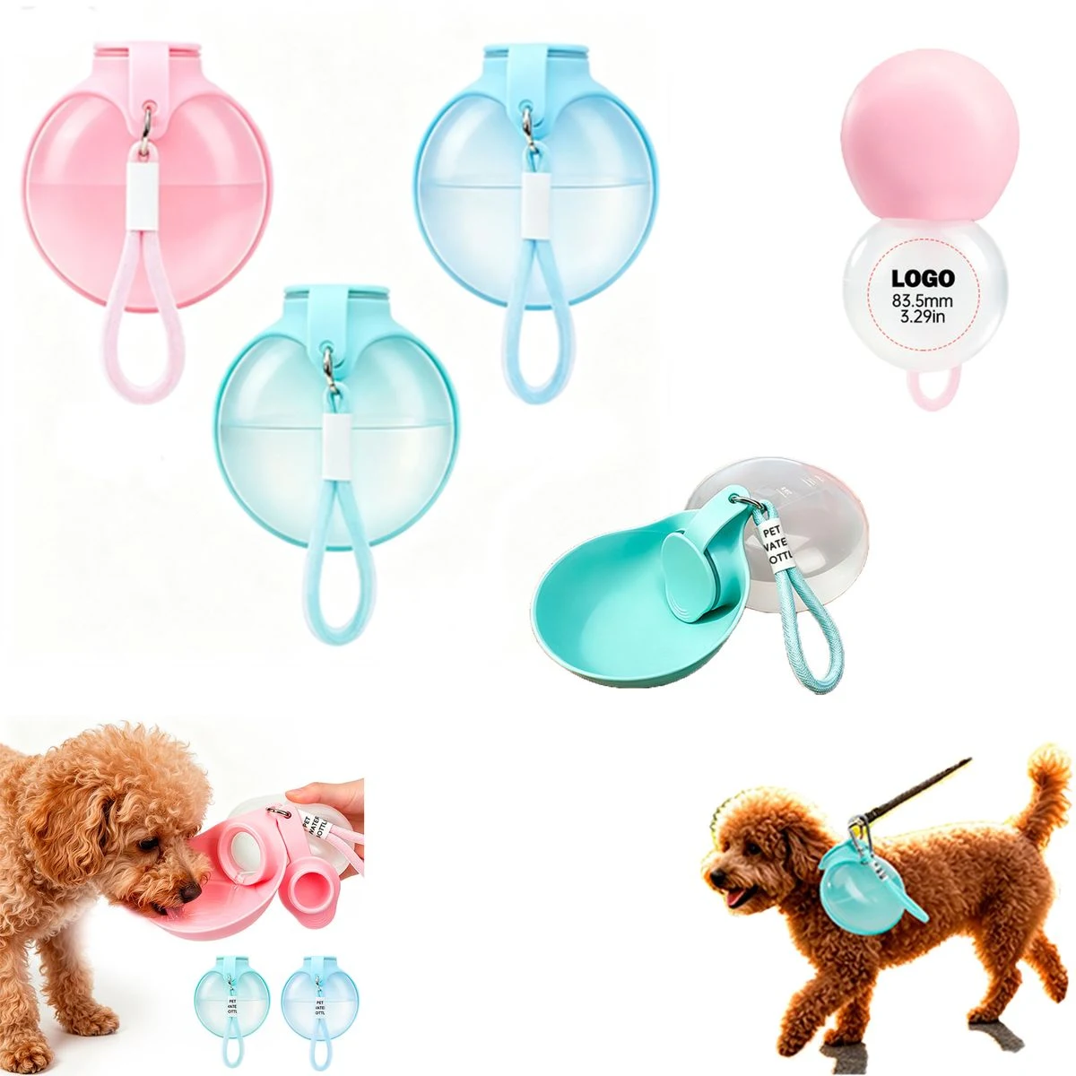 Travel-Ready Pet Water Dispenser with Instant Drinking Bowl 1