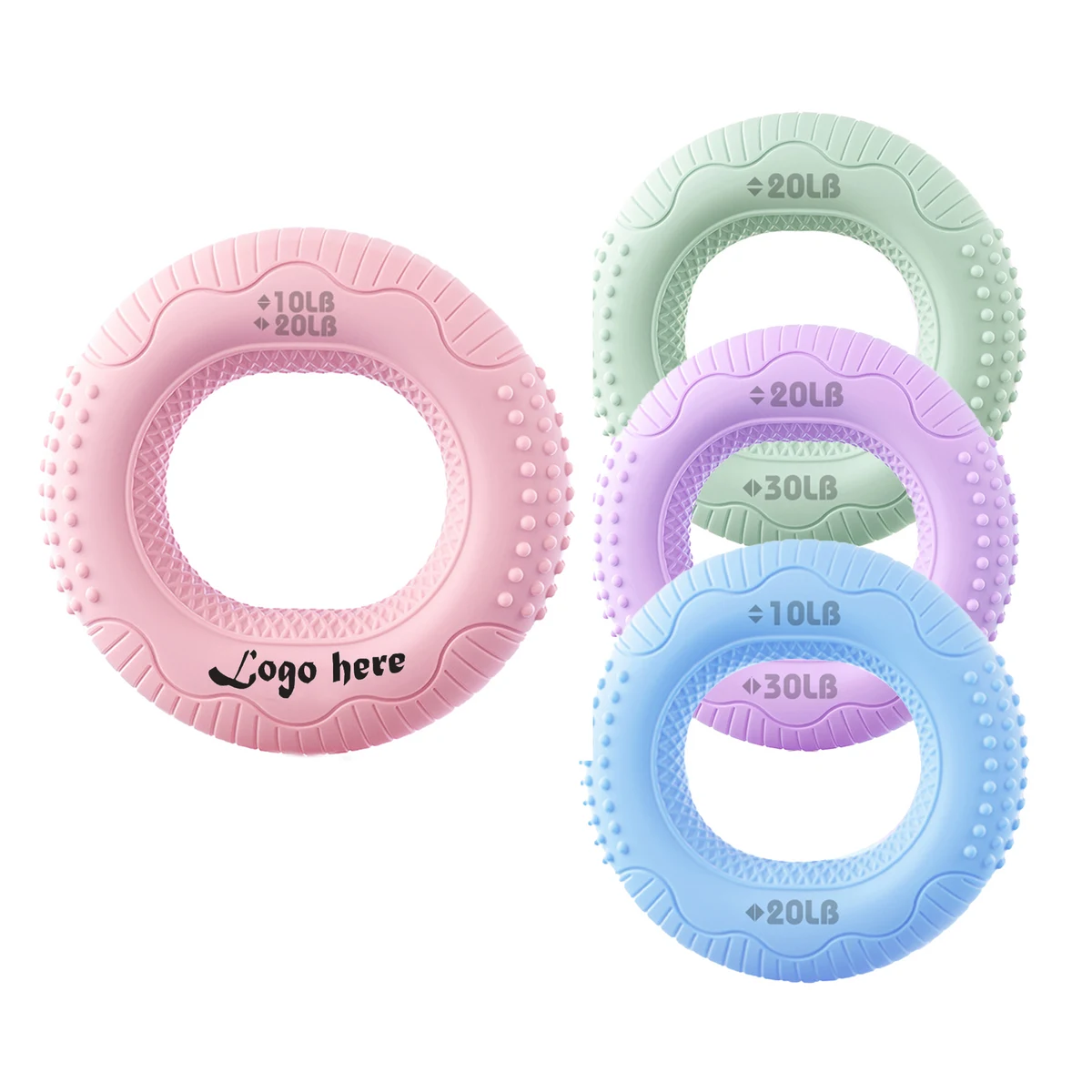 Silicone Double-Resistance Hand Grip Training Ring 1