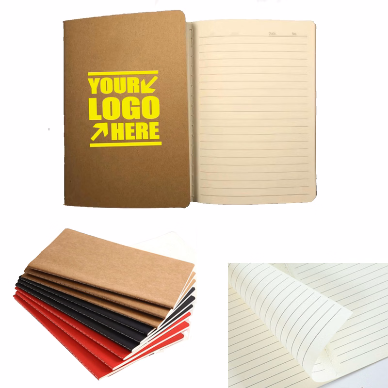 A5 Kraft Paper Custom Lined Notebook