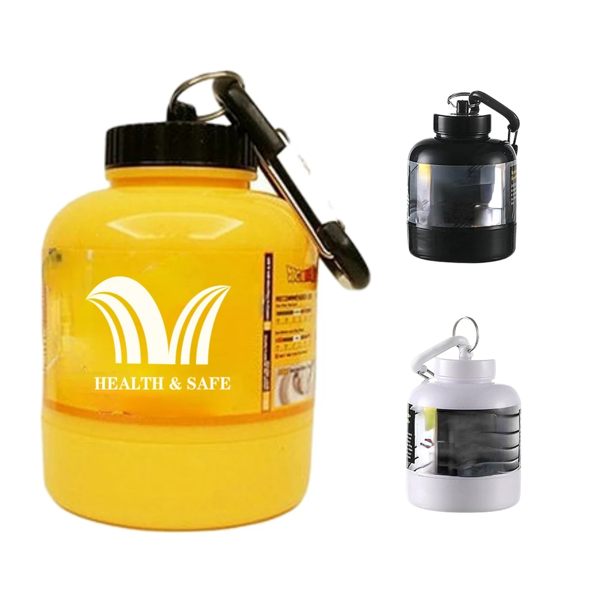 5 Oz. Protein Powder & Supplement Funnel Keychain 1