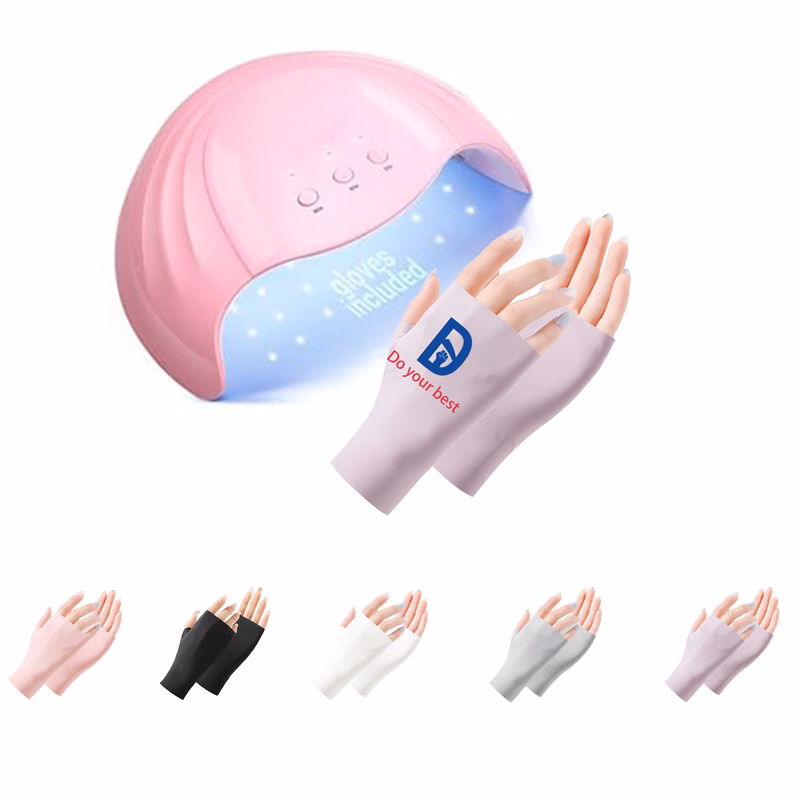 Fingerless Wrist Length Sun Protection Gloves MOQ 50