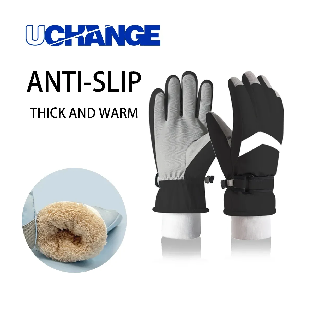 Insulated Water Resistant Ski Gloves With Touchscreen 1