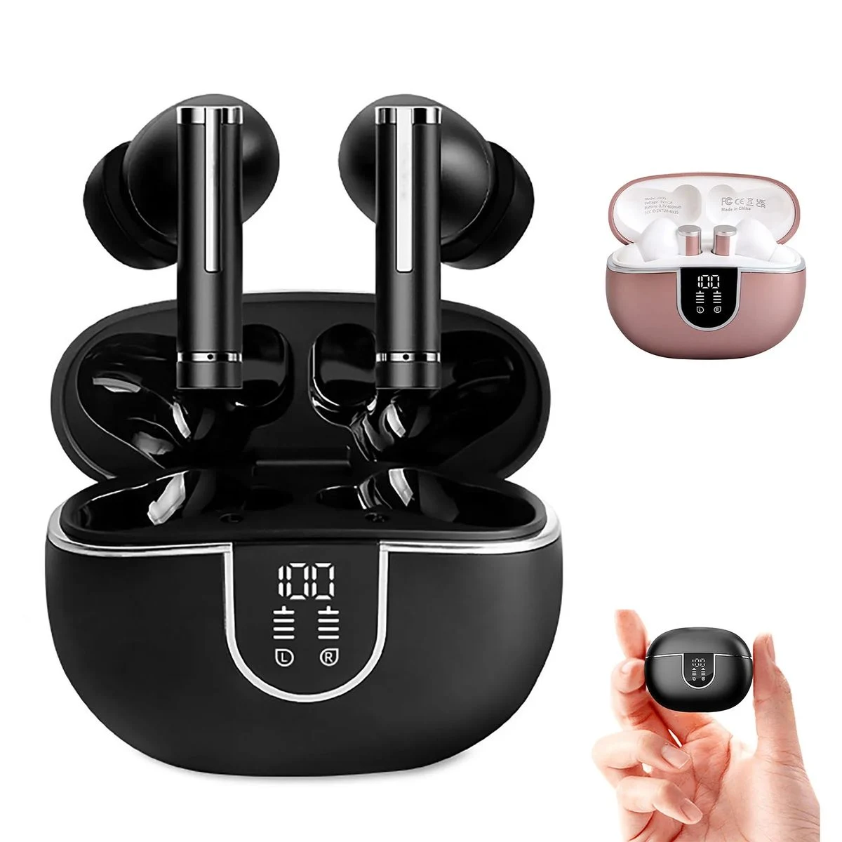 LED Power Display Ear Buds 1
