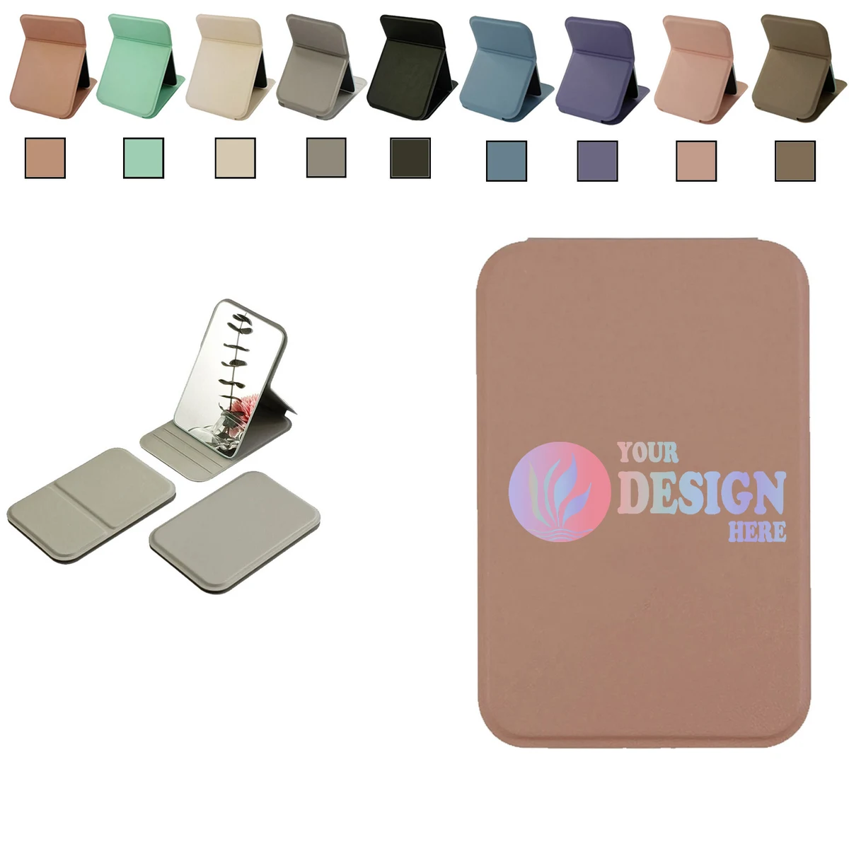 Leather Cosmetic Mirror 1