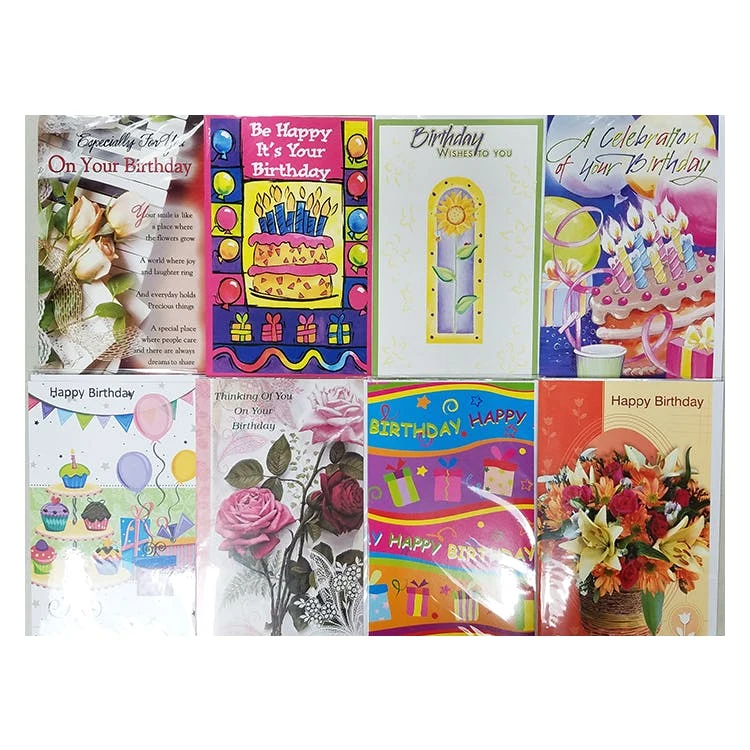 Birthday Cards - Assorted 5"x7.75" 1