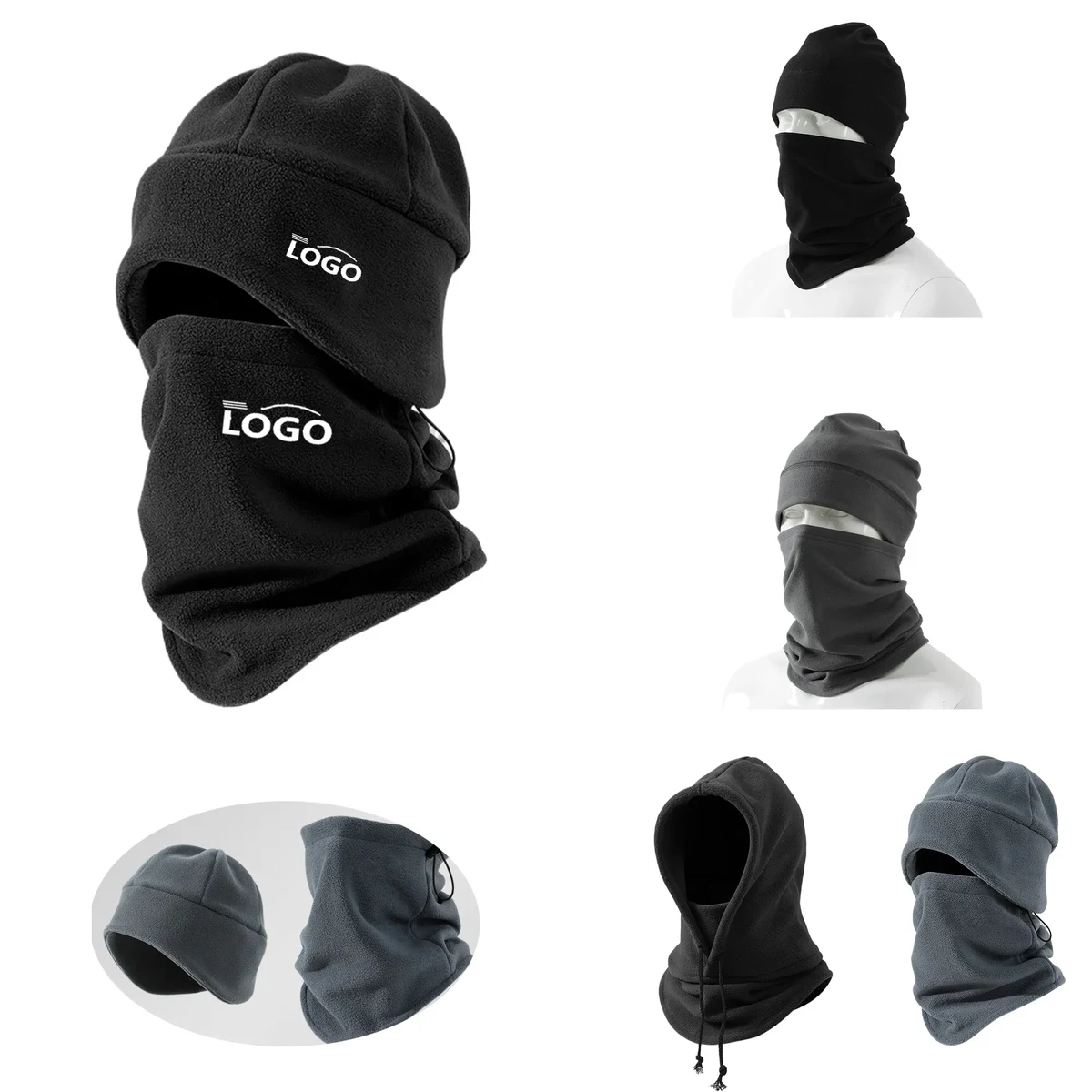 MOQ20 Knit Hat and Neck Warmer Setk 1
