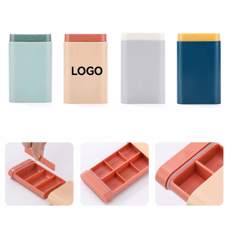 6-Compartment Medicine Box