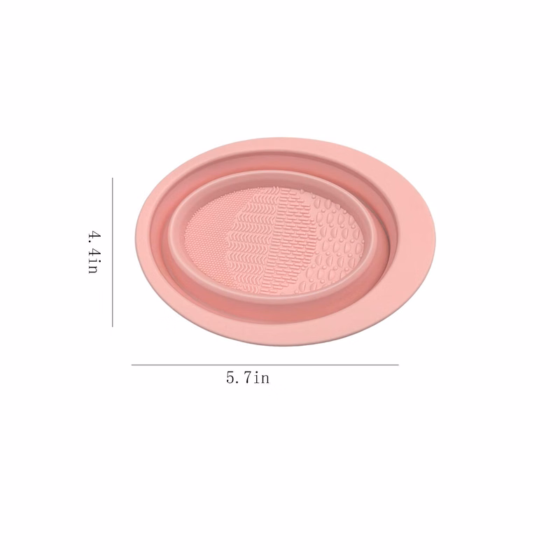 Makeup Brush Beauty Cleaning Tool Silicone Folding Bowl
