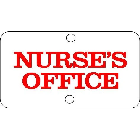 12" x 6" Custom Non-Reflective 080" White Aluminum Sign with One Color Vinyl One Side 1