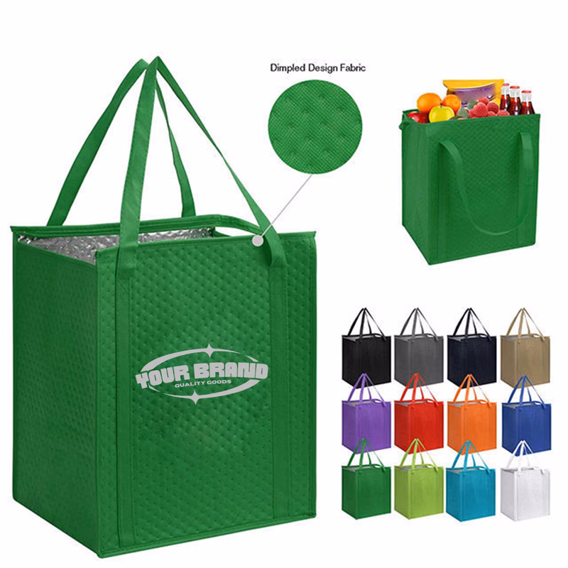 Reusable Insulated Grocery Tote With Custom Logo