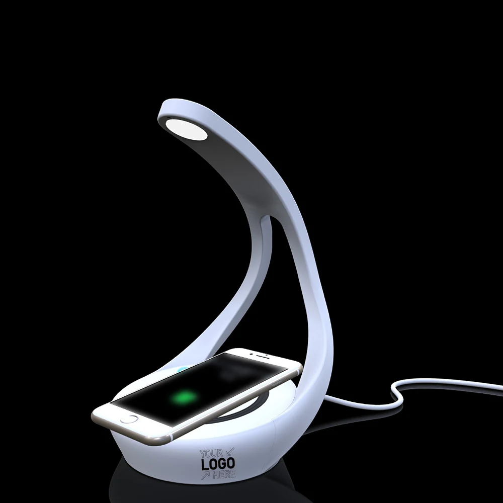 Fast Qi Wireless Charger Stand LED Desk Lamp 1