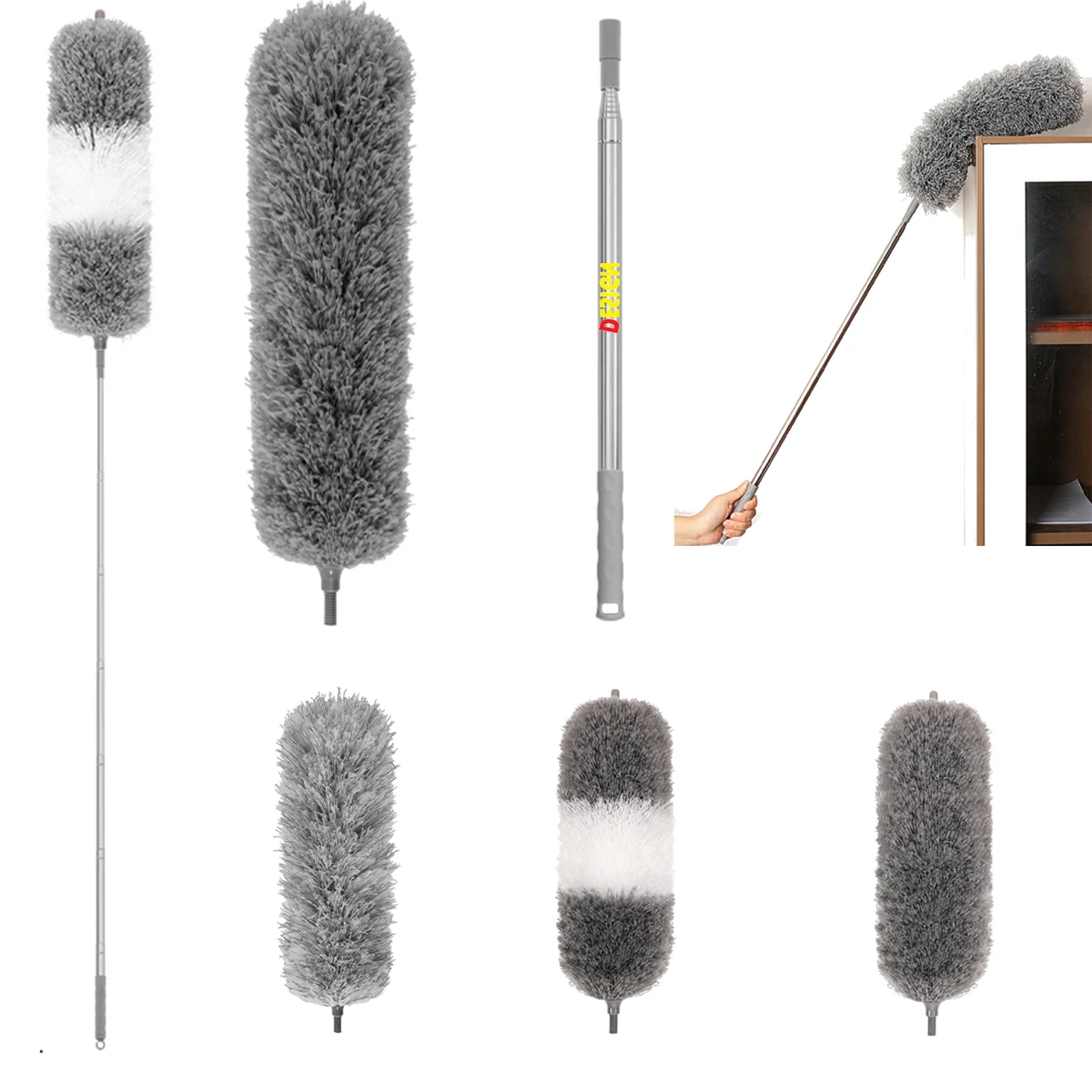 Full Color Microfiber Washable Cleaning Duster MOQ 50 1