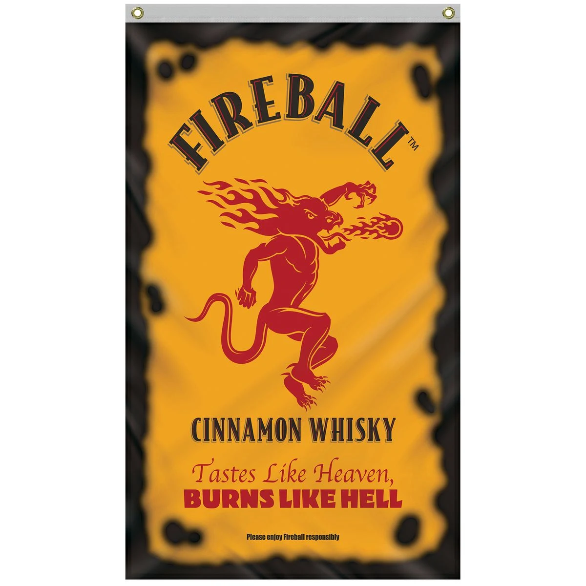 3' x 5' Standard Single Reverse Knitted Polyester Vertical Banners 1
