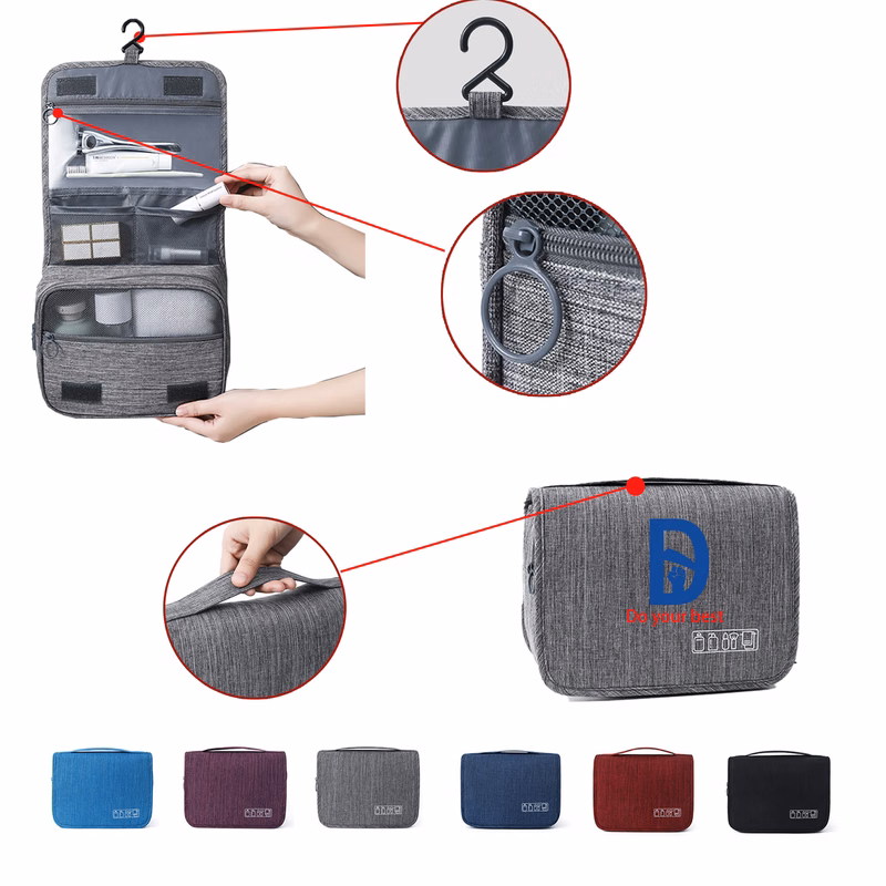 MOQ 50 Travel Hanging Toiletry Bag