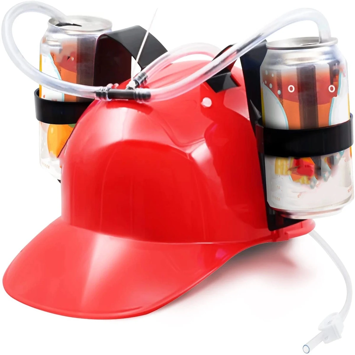Can Holder Drinker Hat Cap With Straw 1