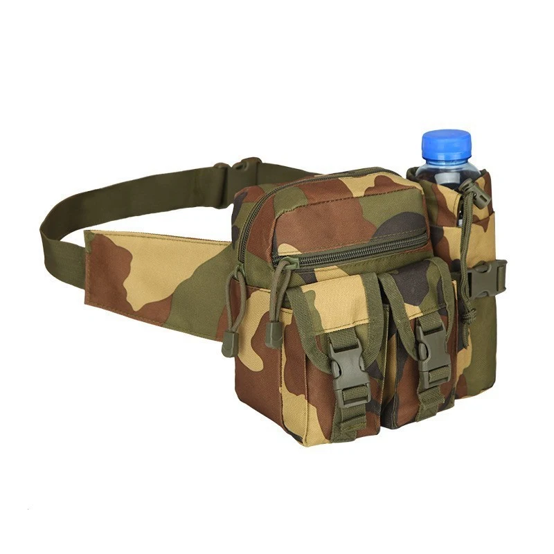 Camo Tactical Water Bottle Waist Pack 1
