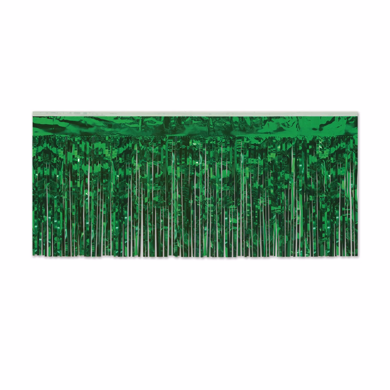 Flame Resistant 1 Ply Metallic Fringe Drapes