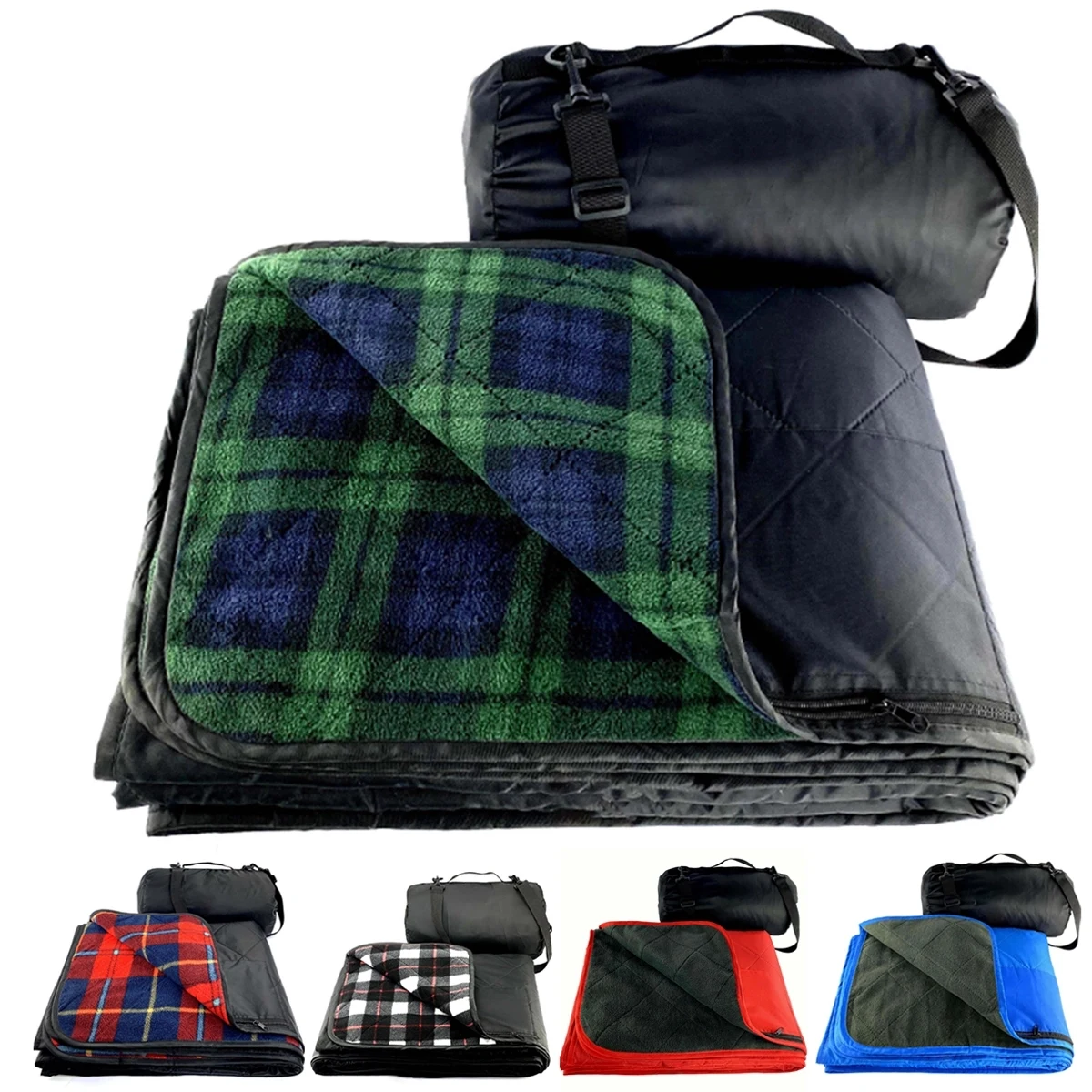 Custom Large Waterproof Warm Comfy Foldable Outdoor Blanket 1