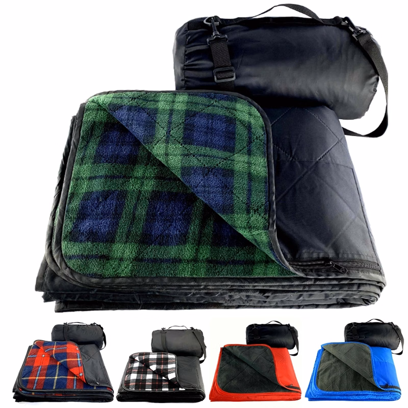 Custom Large Waterproof Warm Comfy Foldable Outdoor Blanket