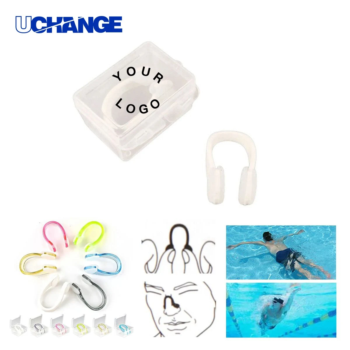 Silicone Swimming Nose Clip Swim Accessory 1