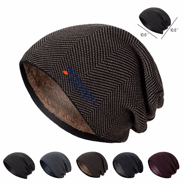 Winter Standard Thickened Beanie Hat