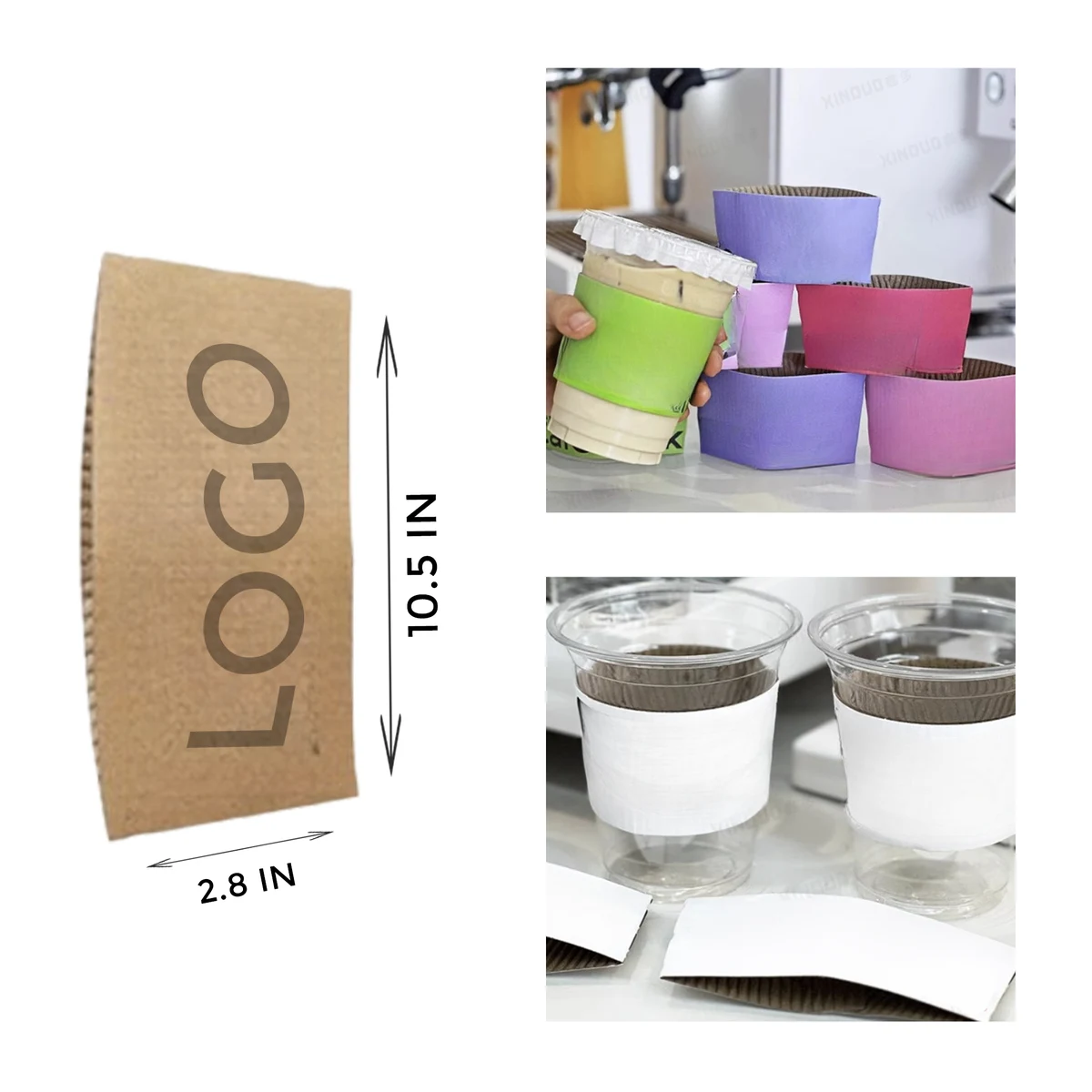 Durable Corrugated Paper Cup Sleeve 1