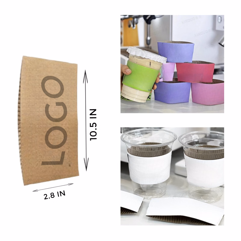 Durable Corrugated Paper Cup Sleeve