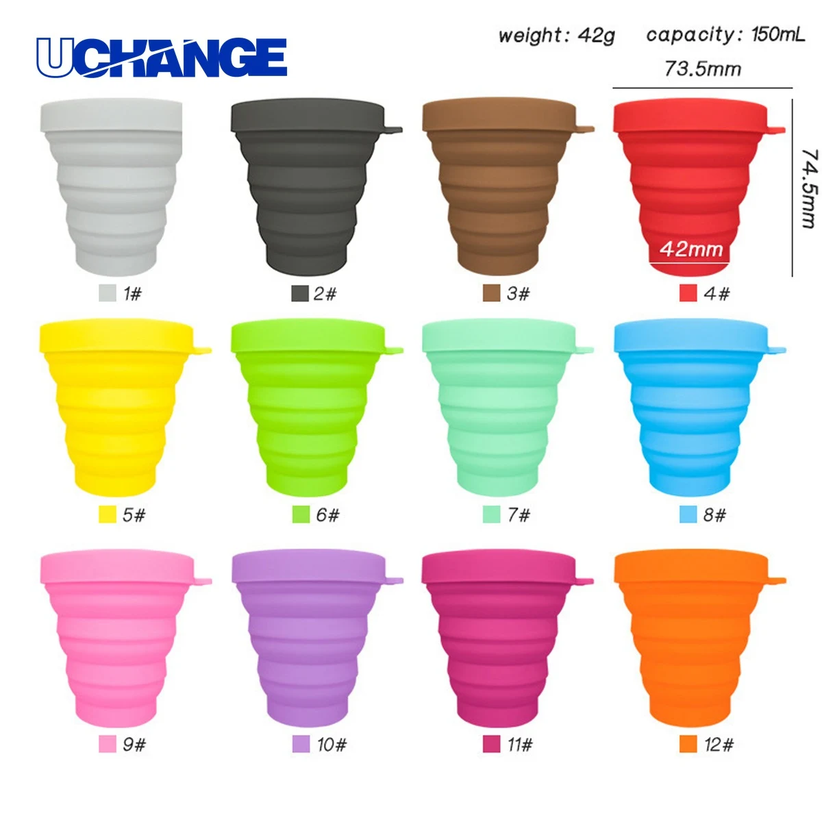 Retractable Silicone Cup Container 1