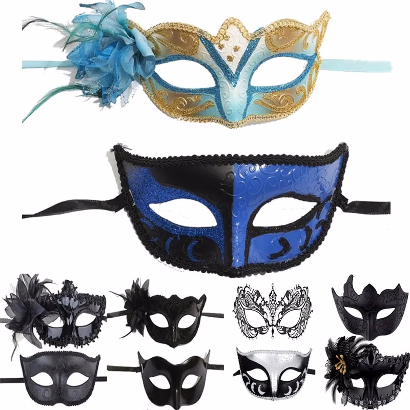 Masquerade Mask for Couples Costume Accessory
