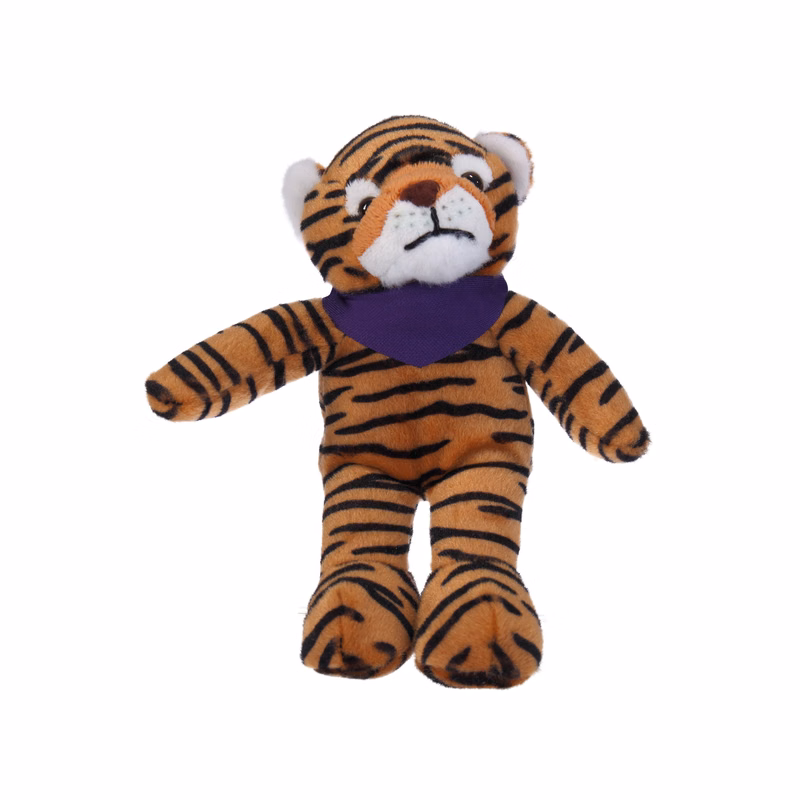 Soft Plush Stuffed Tiger with Bandana