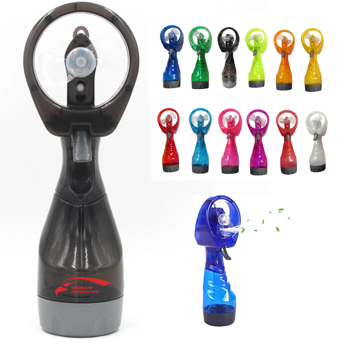 Handheld Misting Fan With Water Spray Cooling 1