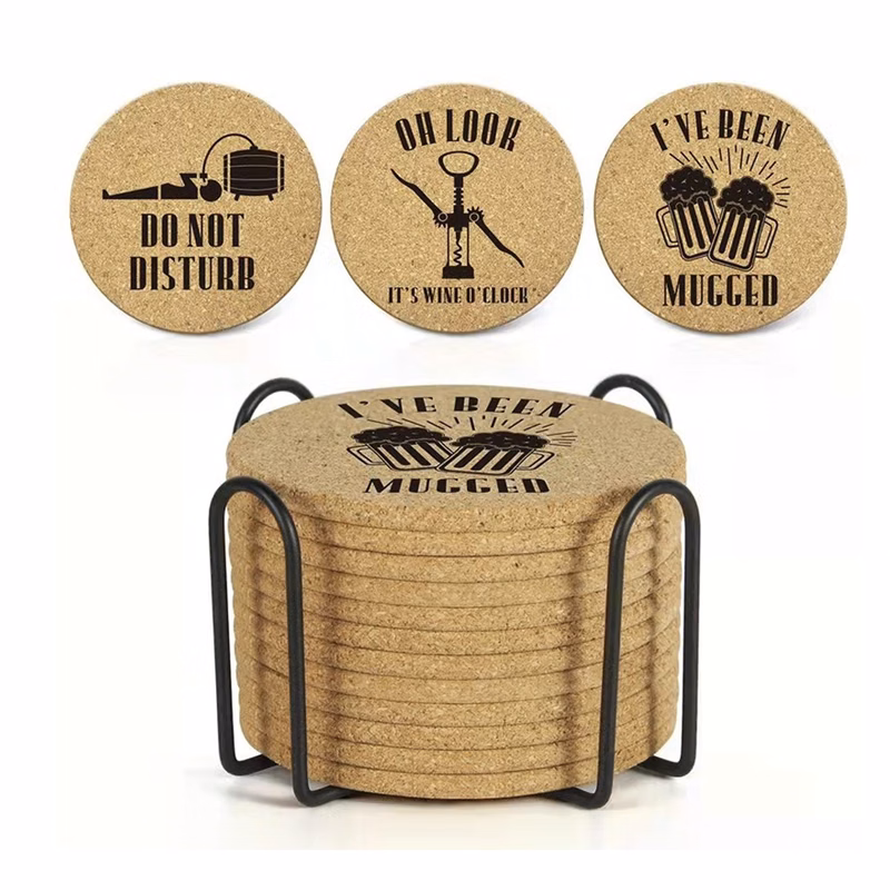 Coffee Mug Round Cork Coaster Drink Customize