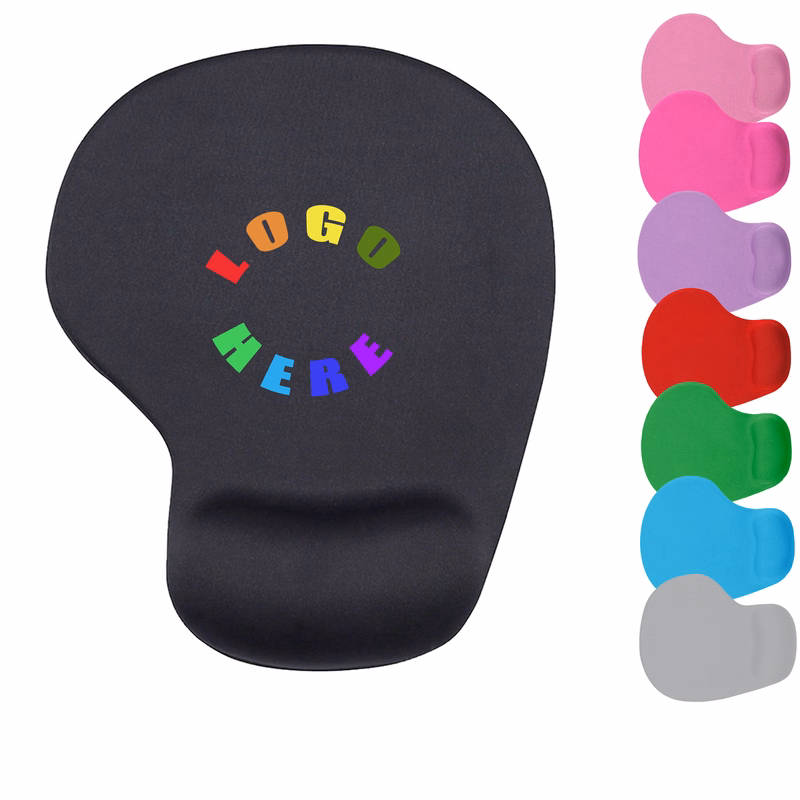 Custom Full Color Silicone Mouse Pad With Wrist Rest