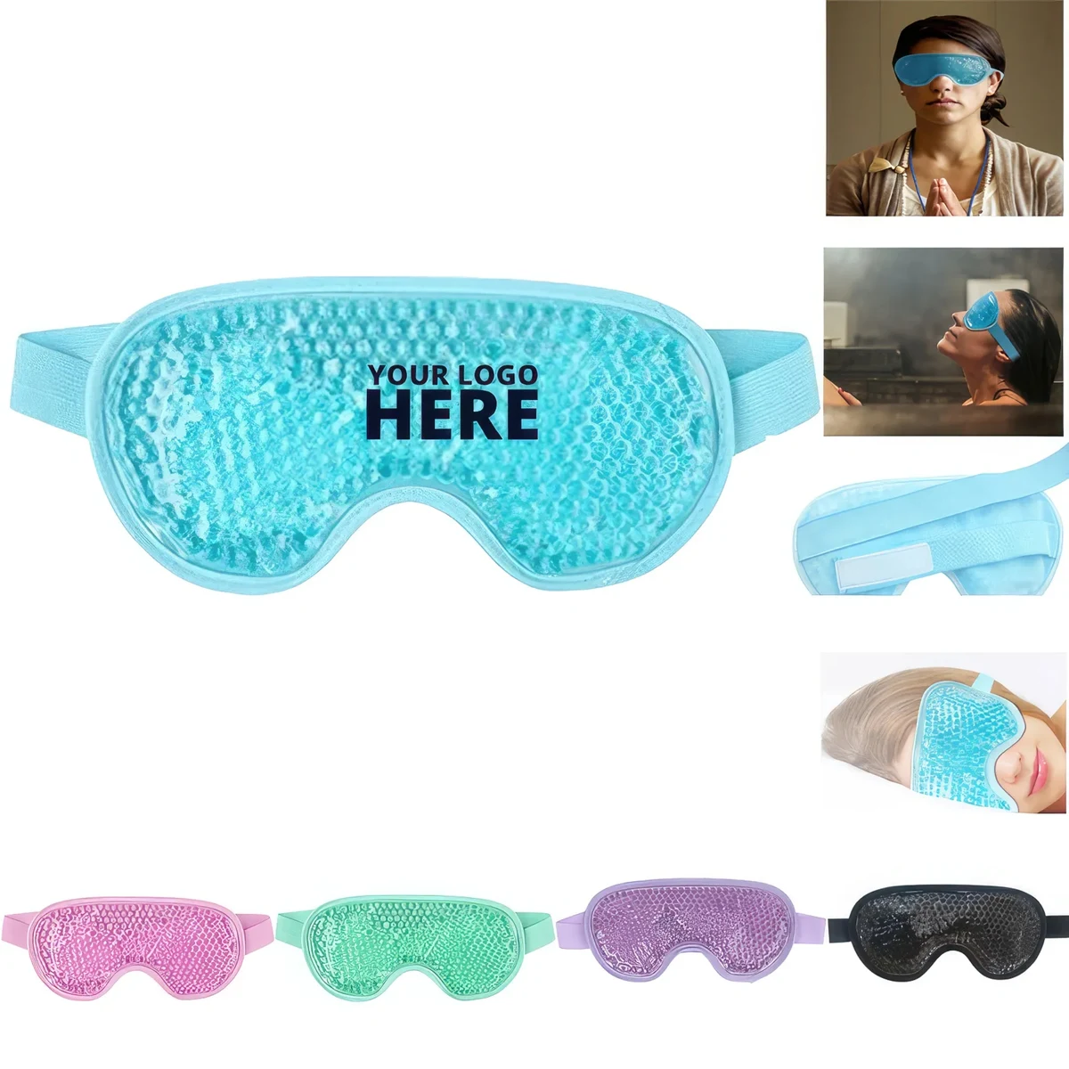 Gel Cold Compress Plush Eye Mask 1