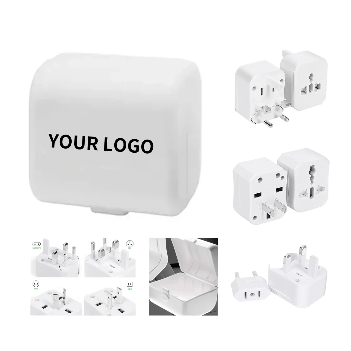 Plastic Travel Adapter 1