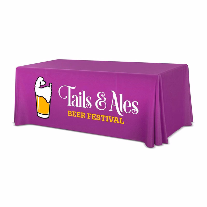 Premium Draped Standard Table Cover 6'