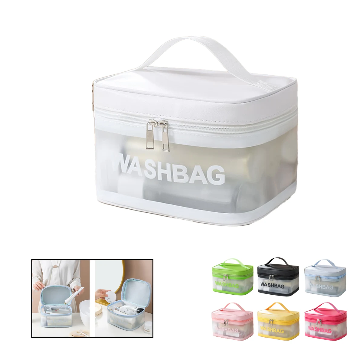GlamGuard PVC Waterproof Cosmetic Bag 1
