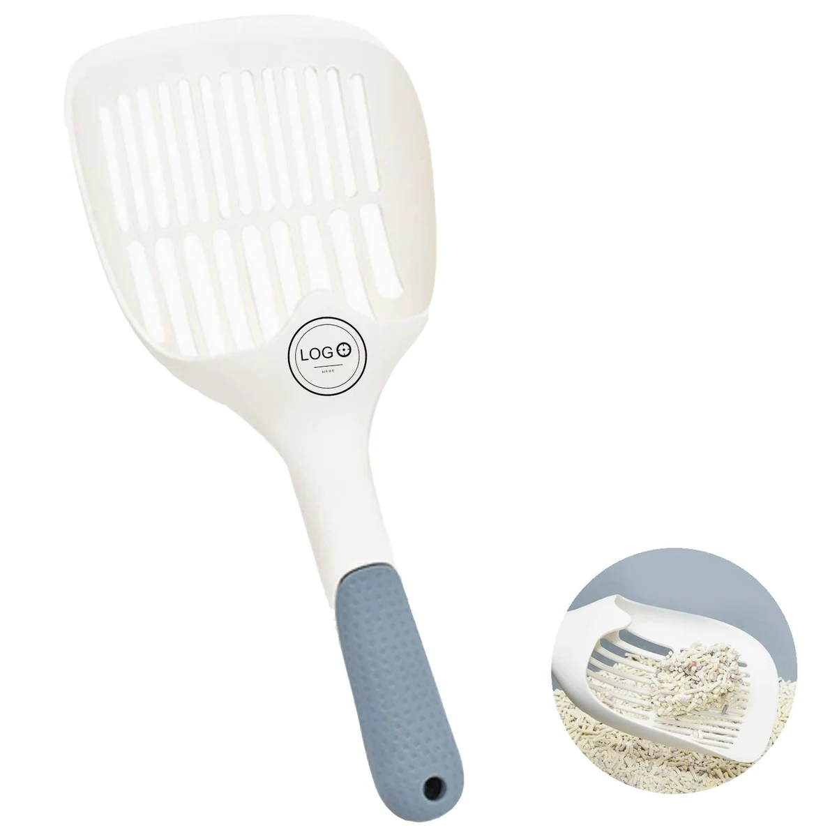 Large Cat Litter Scoop with Ergonomic Long Handle 1