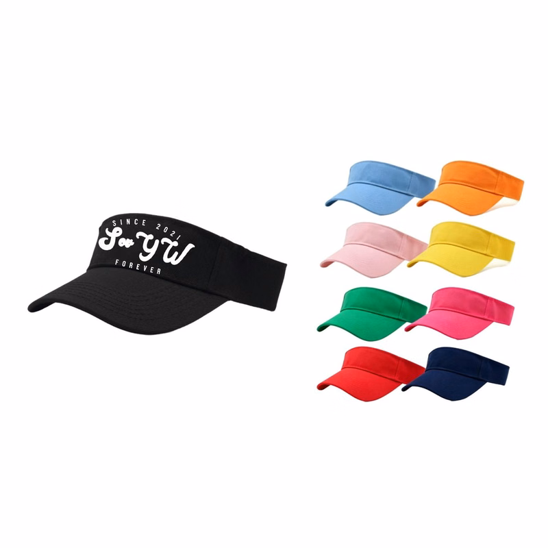 Adjustable Empty-Top Sun Visor