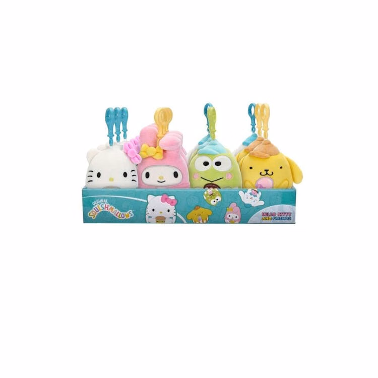 Squishmallows Hello Kitty Clip on Plush Assorted - 3.5"
