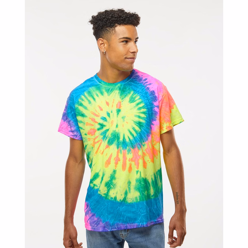 Unisex Multi-Color Tie-Dyed T-Shirt - 1000
